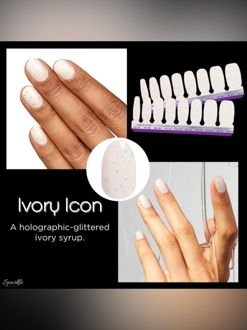 Color Street Ivory Icon Brand New